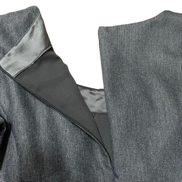 Armani Collezione Grey & White Sheath Dress US 10 - Picture 4 of 10